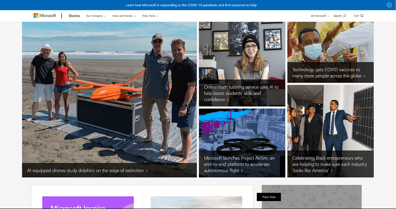 Microsoft News Website