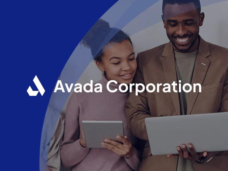 Avada Corporation Prebuilt Website