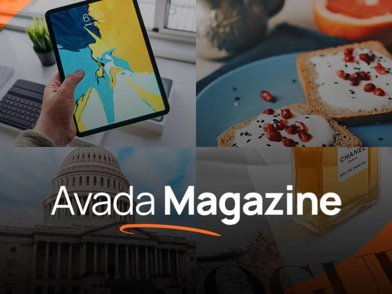 Avada Magazine Prebuilt Websites
