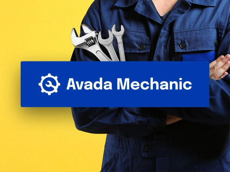 Avada Mechanic Prebuilt Website