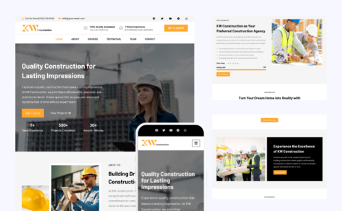 KW Construction-V2 - Elementor